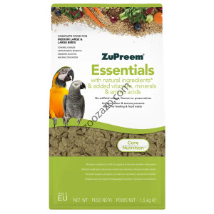 Натурални Гранули за големи Папагали, 1,5 кг. - ZuPreem Essentials Natural